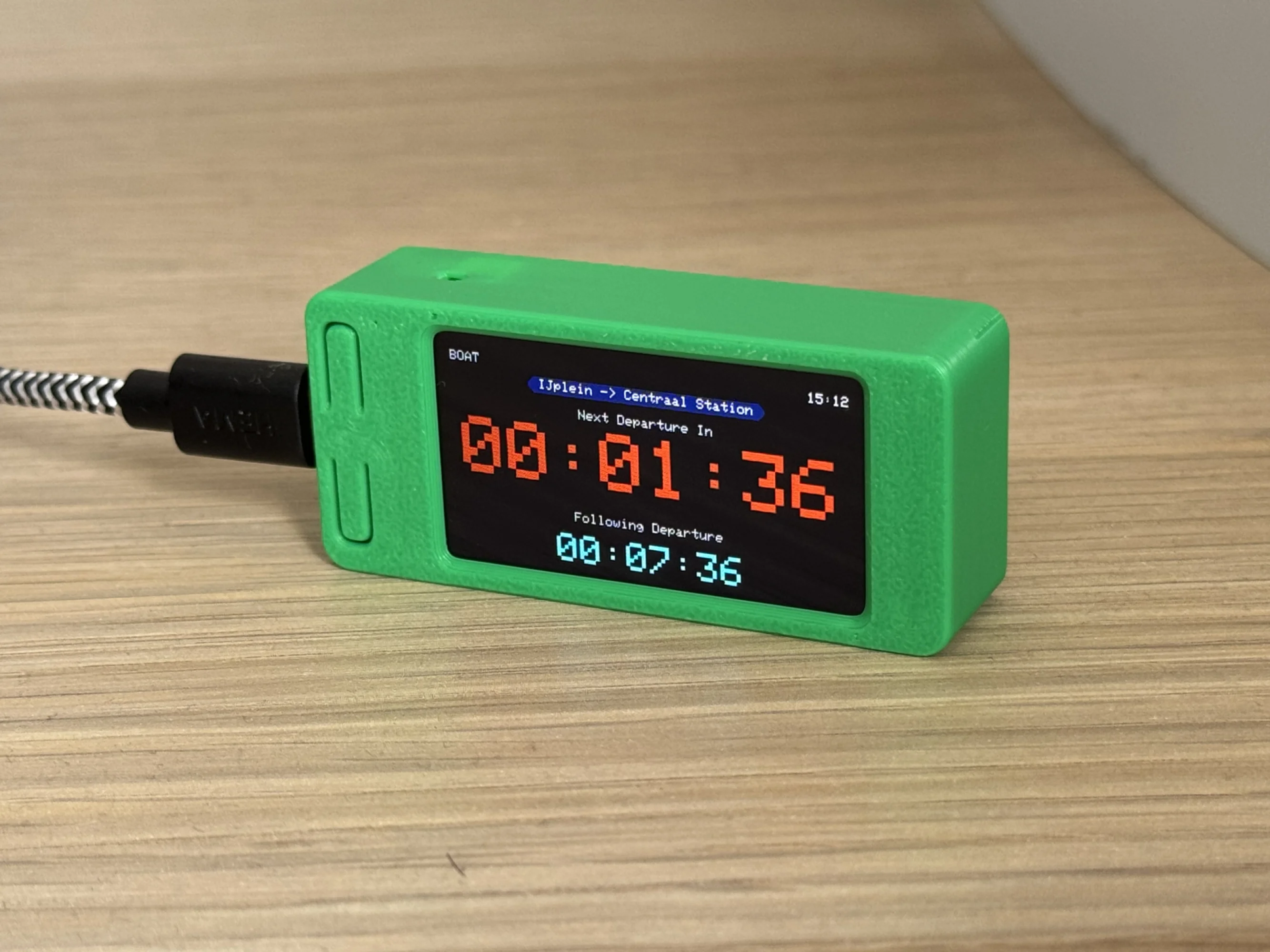 Countdown Clock for Public Transport (in NL)