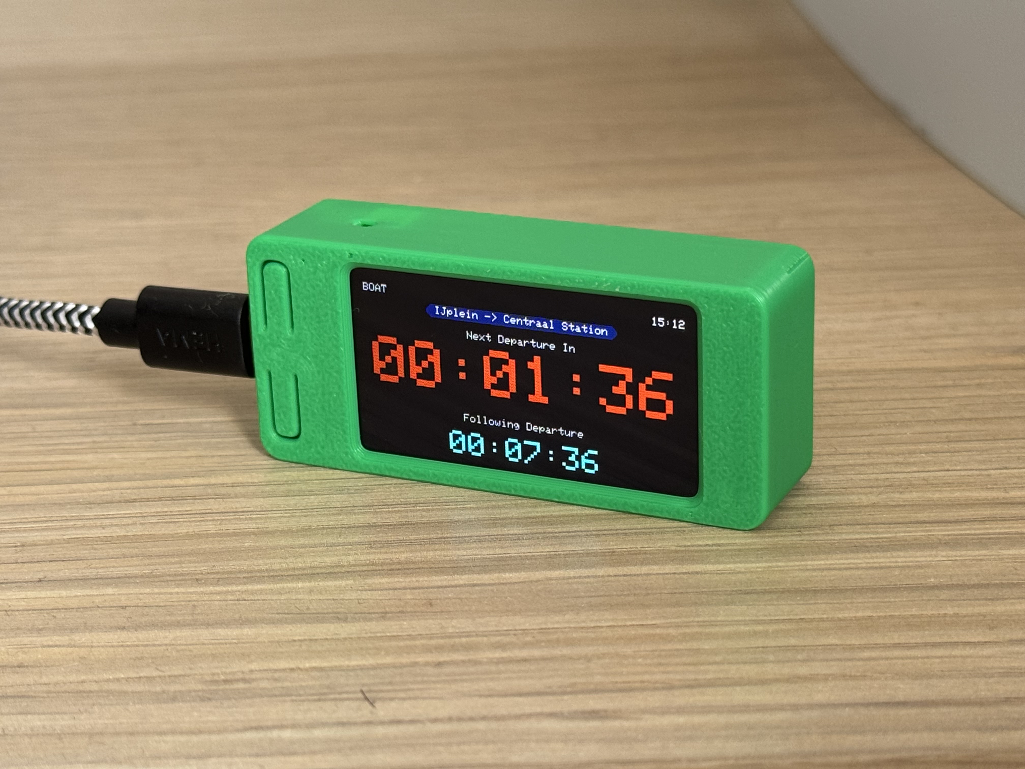 Public Transport Countdown Clock